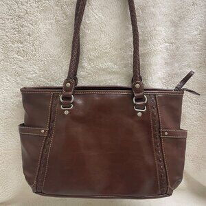 Relic by Fossil Classic Dark Brown Medium Size Leather Purse